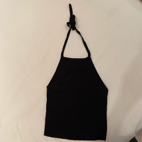 Brandy Melville cropped halter top - Picture 2 of 2